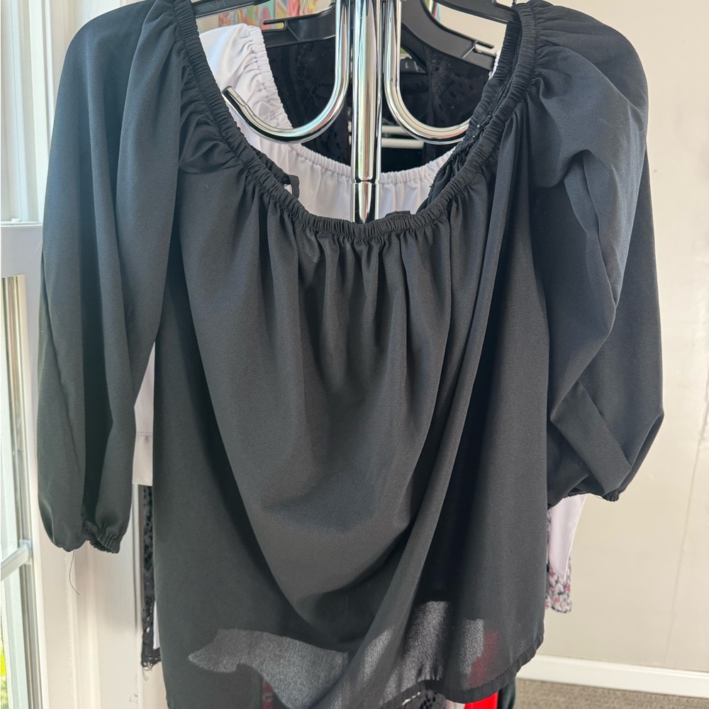 Elegant Black Women's Top